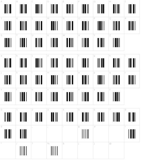 free 3 of 9 barcode font.